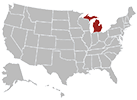 Michigan map